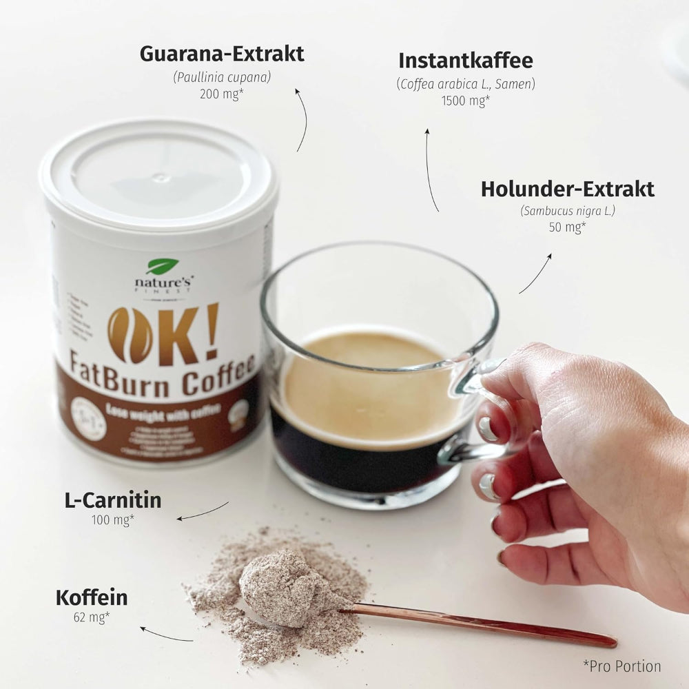 Nature's Finest I OK!FatBurn Coffee - Kaffee zum Fettverbrennen