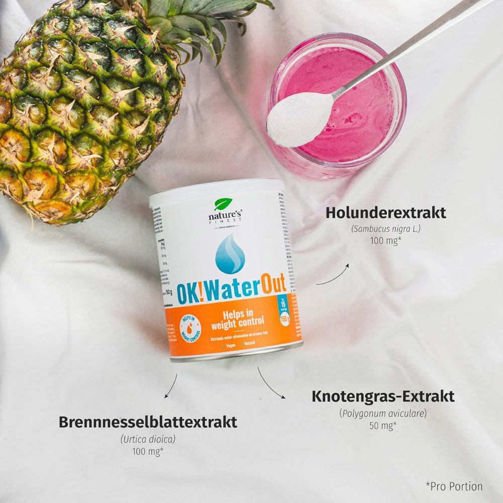 Nature's Finest I OK!WaterOut für Entwässerung gegen Blähungen