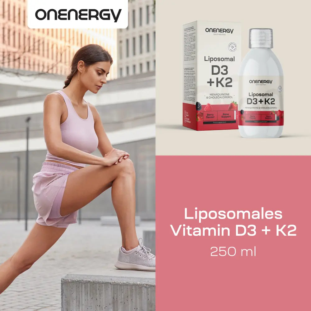 OnEnergy | Liposomales Vitamin D3 + K2 – Flüssig - 250 ml