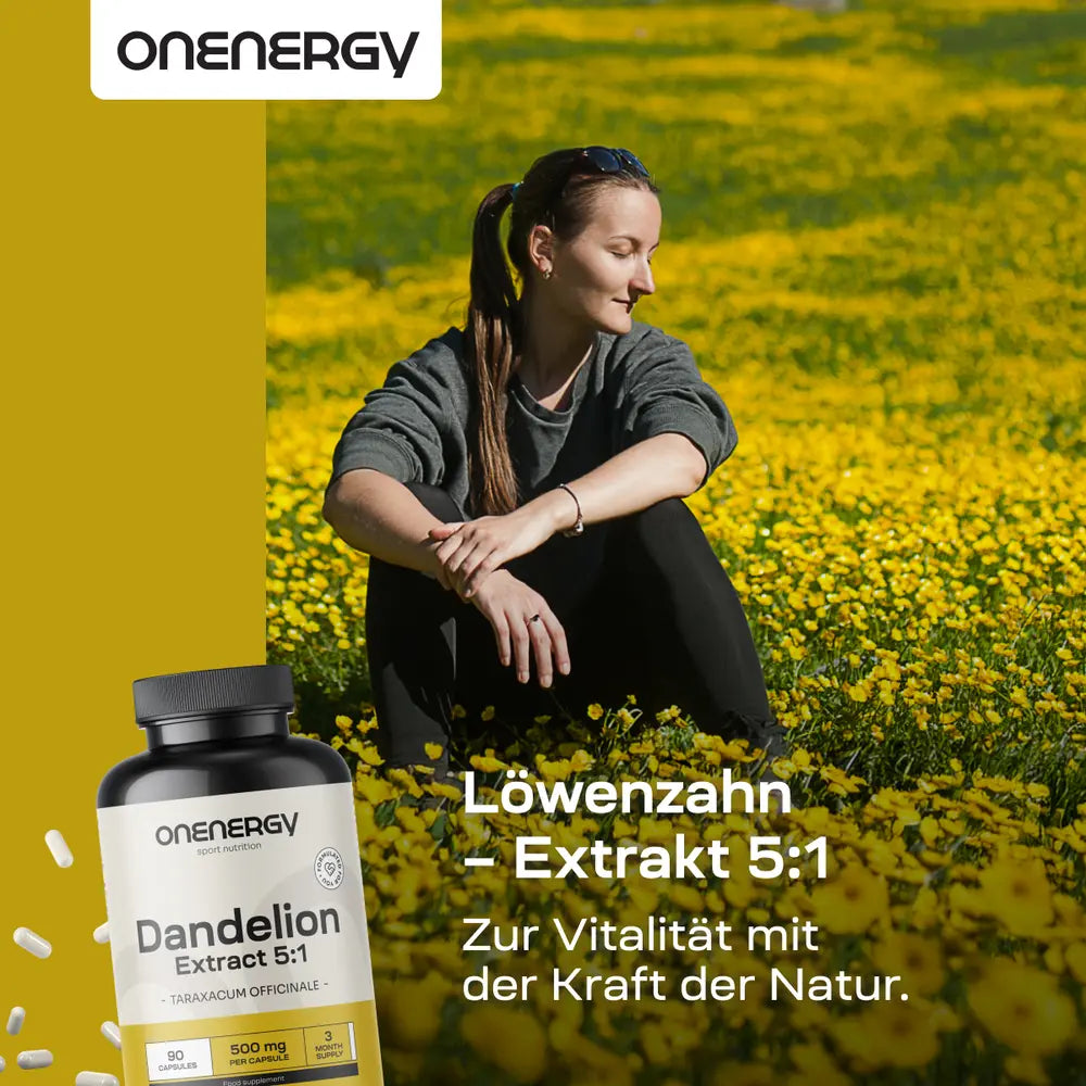 OnEnergy | Löwenzahn – Extrakt 5:1 - 90 Kapseln