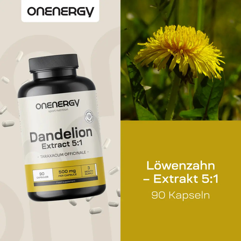 OnEnergy | Löwenzahn – Extrakt 5:1 - 90 Kapseln