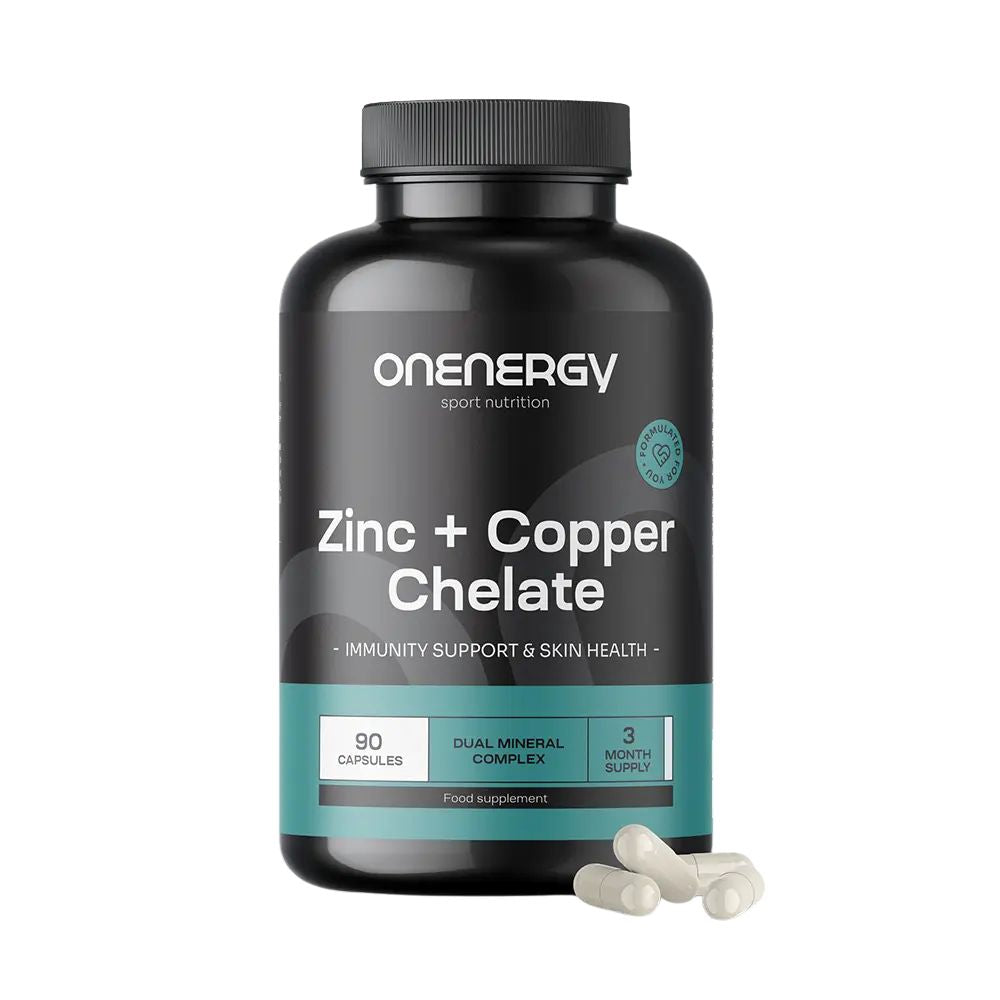 OnEnergy | Zink + Kupferchelat – 90 Kapseln