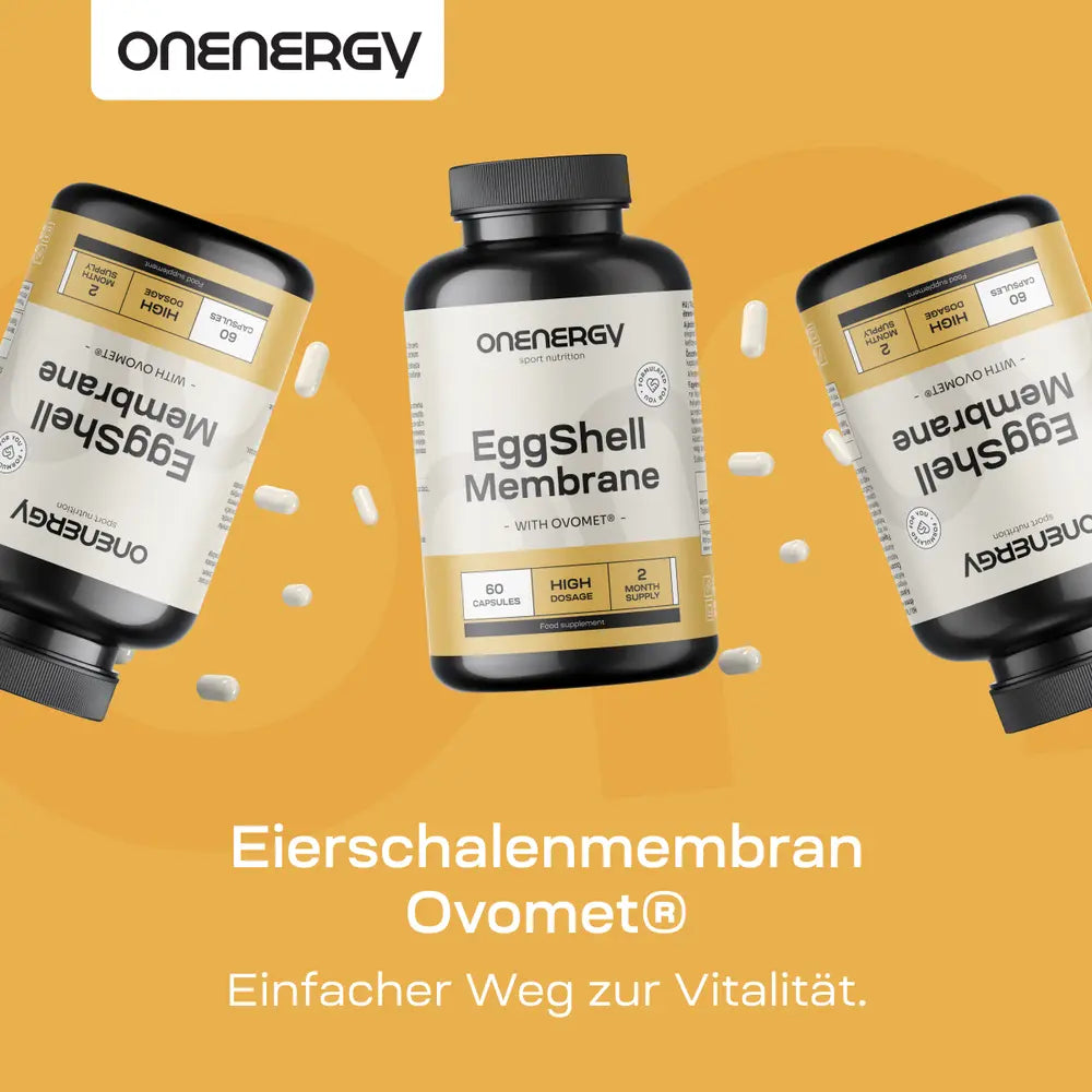 OnEnergy | Eierschalenmembran Ovomet® für einen aktiven Alltag - 60 Kapseln