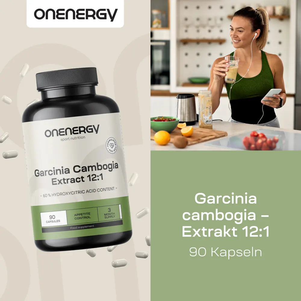 OnEnergy | Garcinia Cambogia – Extrakt 12:1 - 90 Kapseln