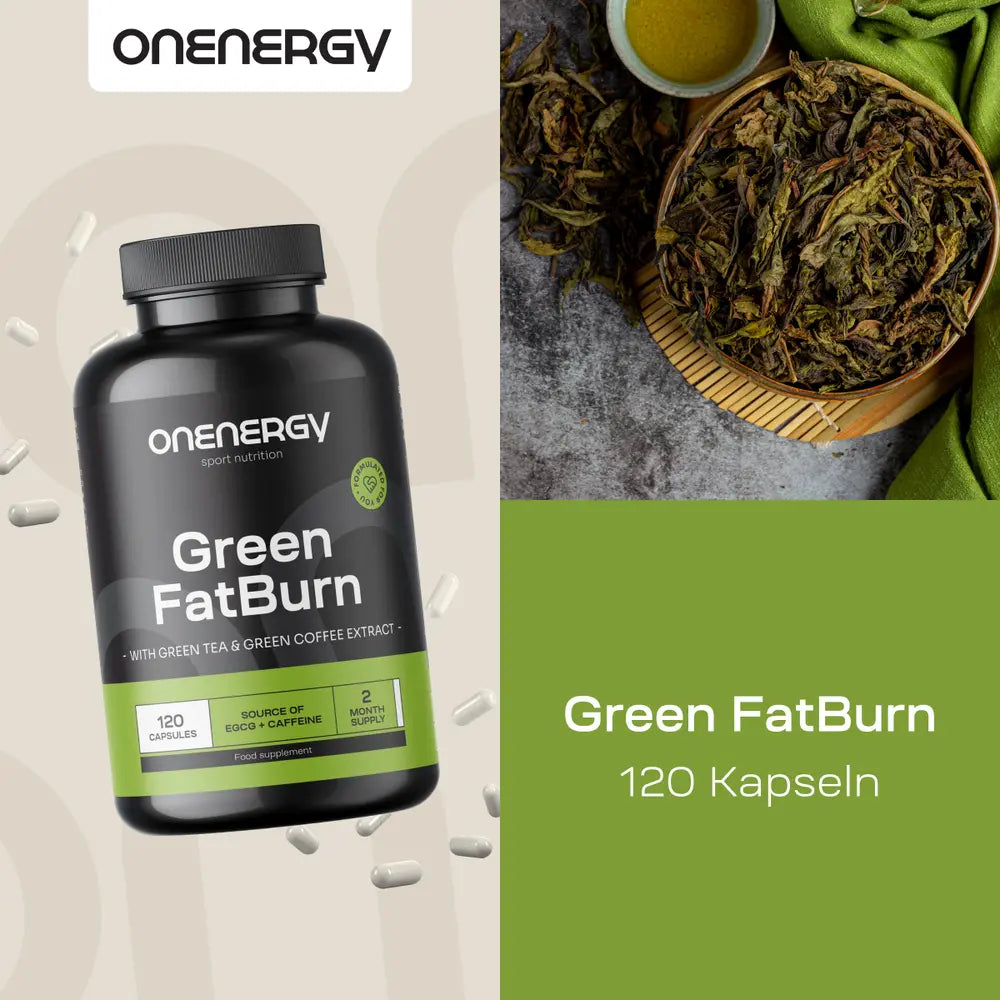 OnEnergy | Green FatBurn mit grünen Tee und grünen Kaffee - 120 Kapseln
