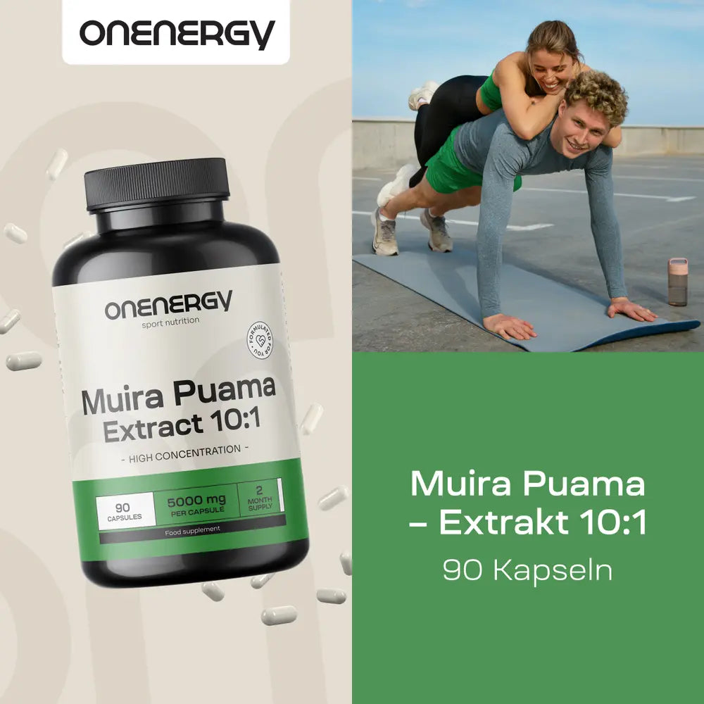OnEnergy | Muira Puama – Extrakt 10:1 - 90 Kapseln