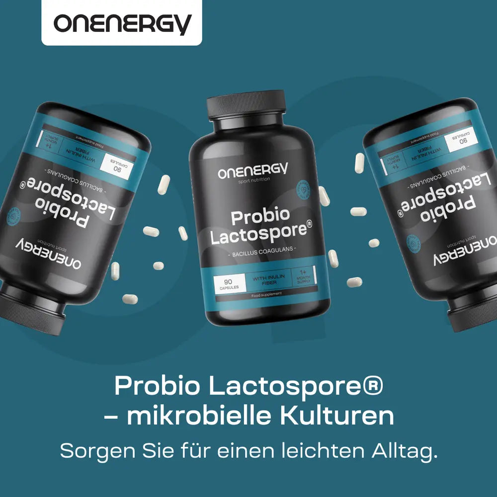 OnEnergy | Probio Lactospore® – mikrobielle Kulturen mit Inulin – 90 Kapseln