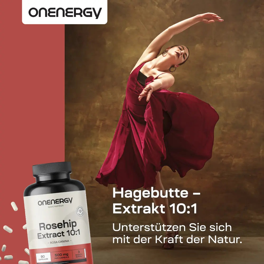 OnEnergy | Hagebutte – Extrakt 10:1 - 90 Kapseln