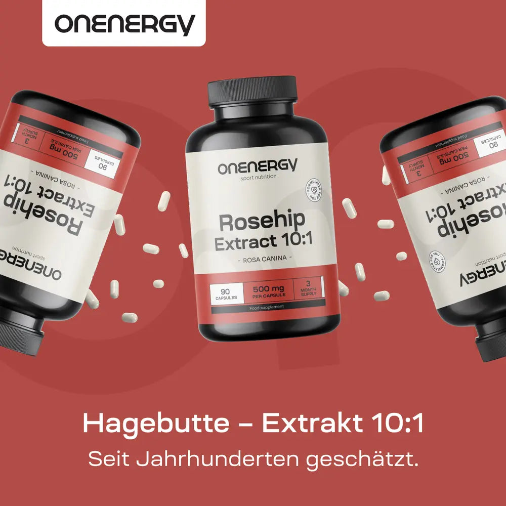 OnEnergy | Hagebutte – Extrakt 10:1 - 90 Kapseln