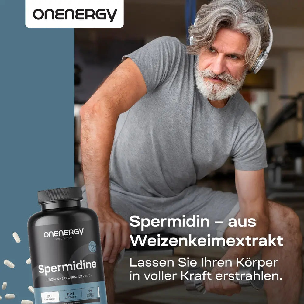 OnEnergy | Spermidin – aus Weizenkeimextrakt - 90 Kapseln