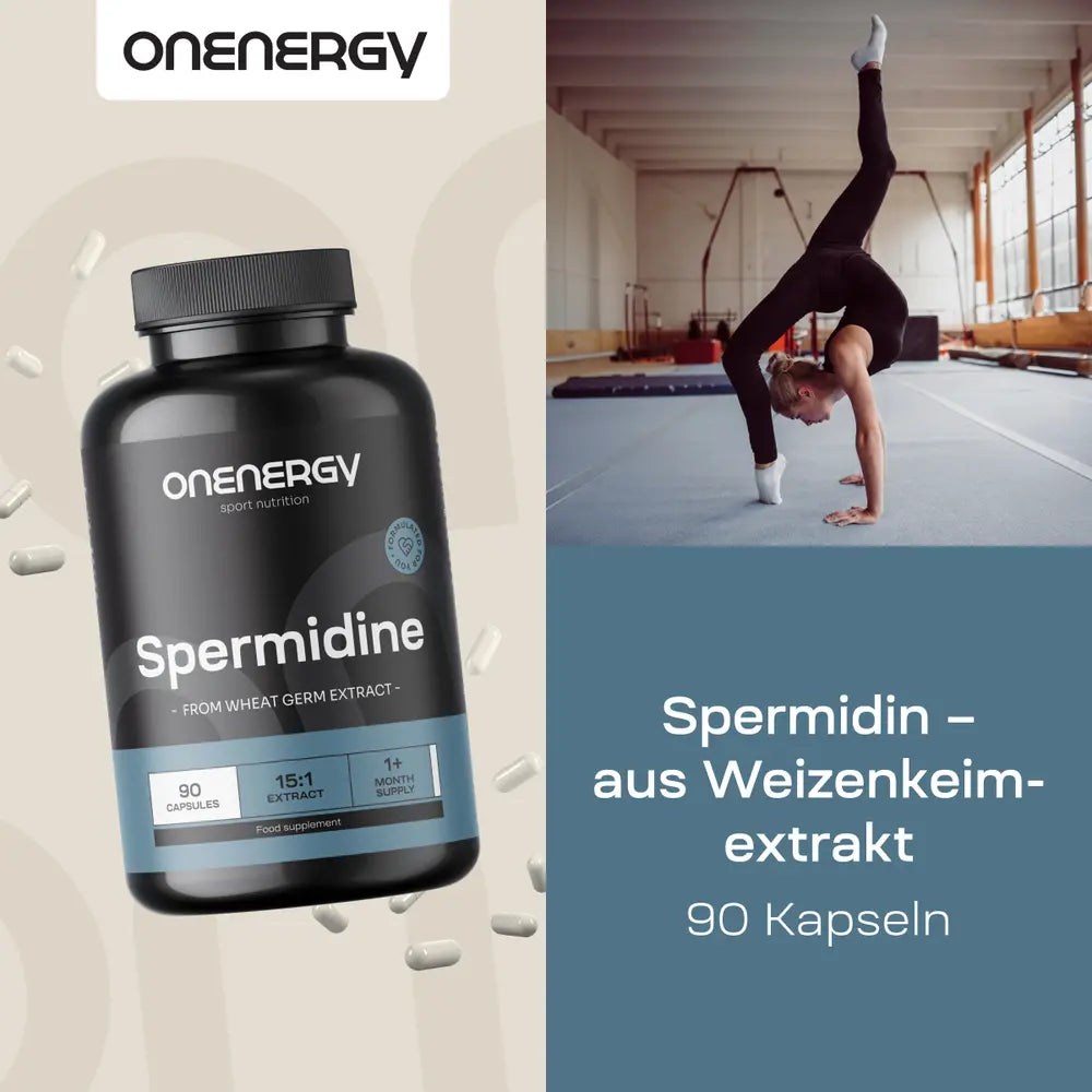 OnEnergy | Spermidin – aus Weizenkeimextrakt - 90 Kapseln