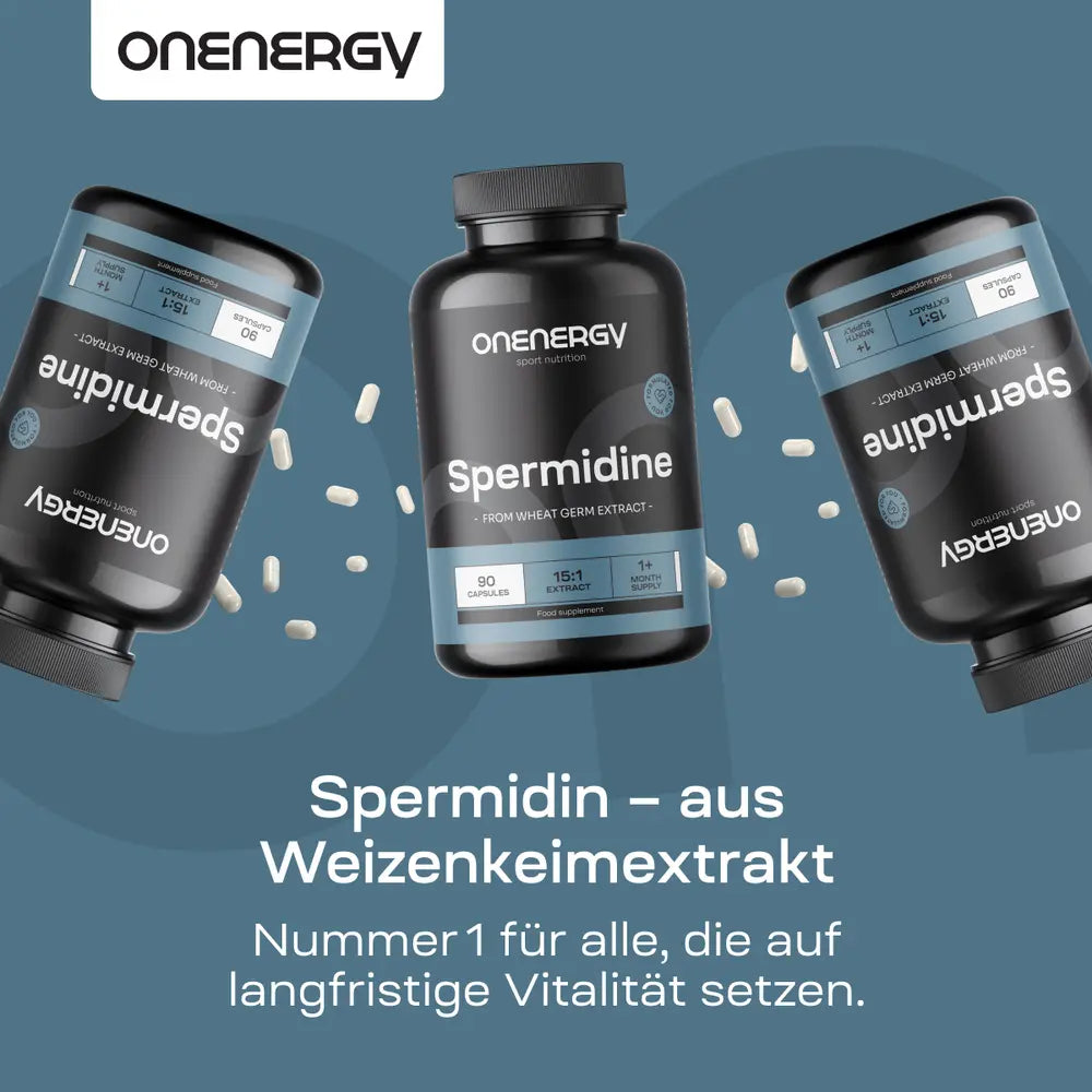 OnEnergy | Spermidin – aus Weizenkeimextrakt - 90 Kapseln