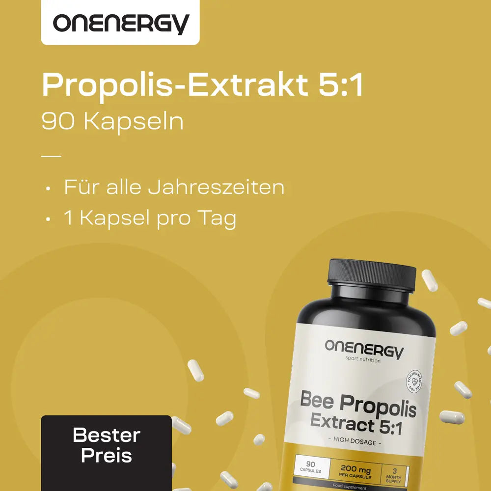 OnEnergy | Propolis-Extrakt 5:1 - 90 Kapseln