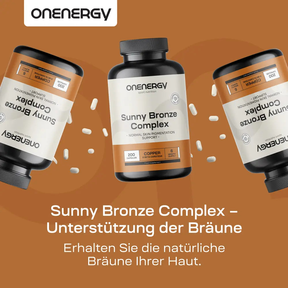 OnEnergy | Sunny Bronze Complex – Unterstützung der Bräune – 200 Kapseln
