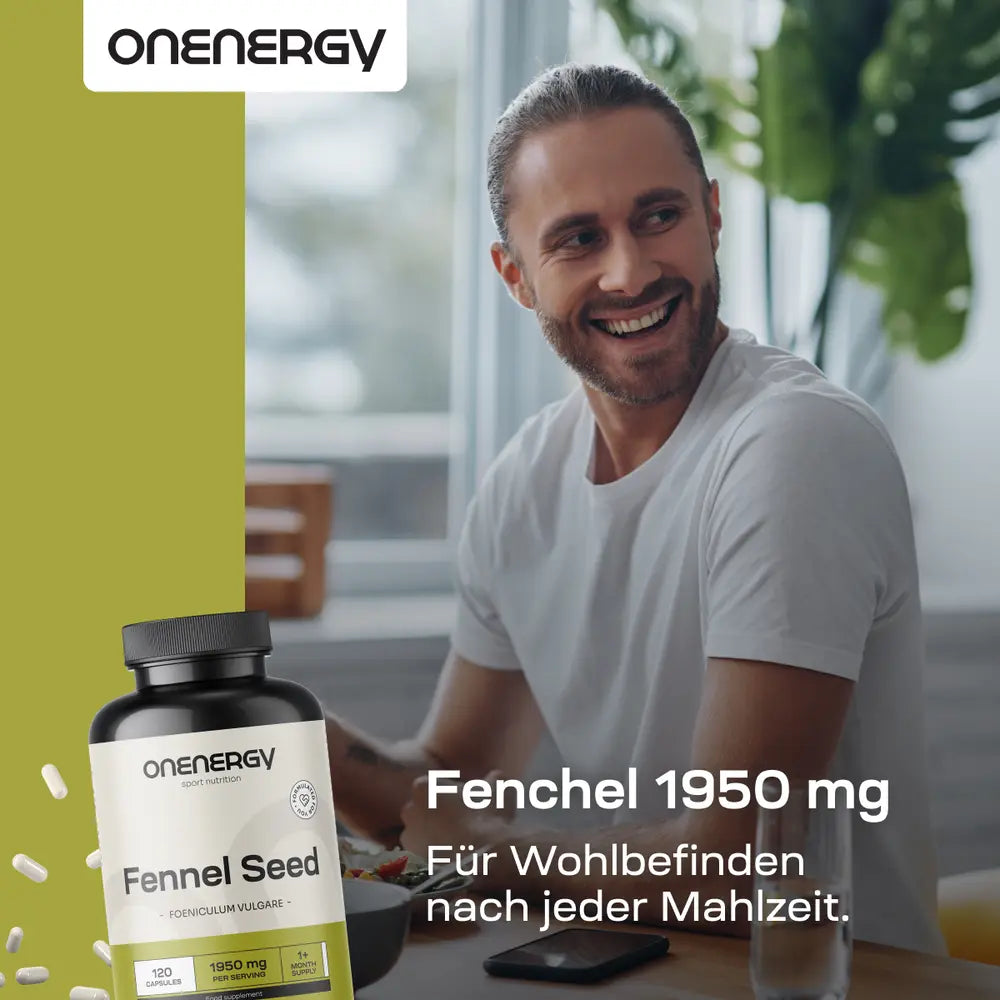 OnEnergy | Fenchel 1950 mg – 120 Kapseln