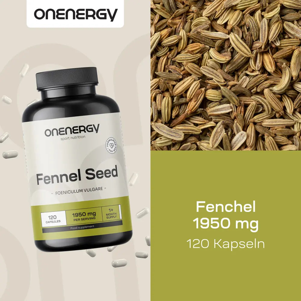 OnEnergy | Fenchel 1950 mg – 120 Kapseln