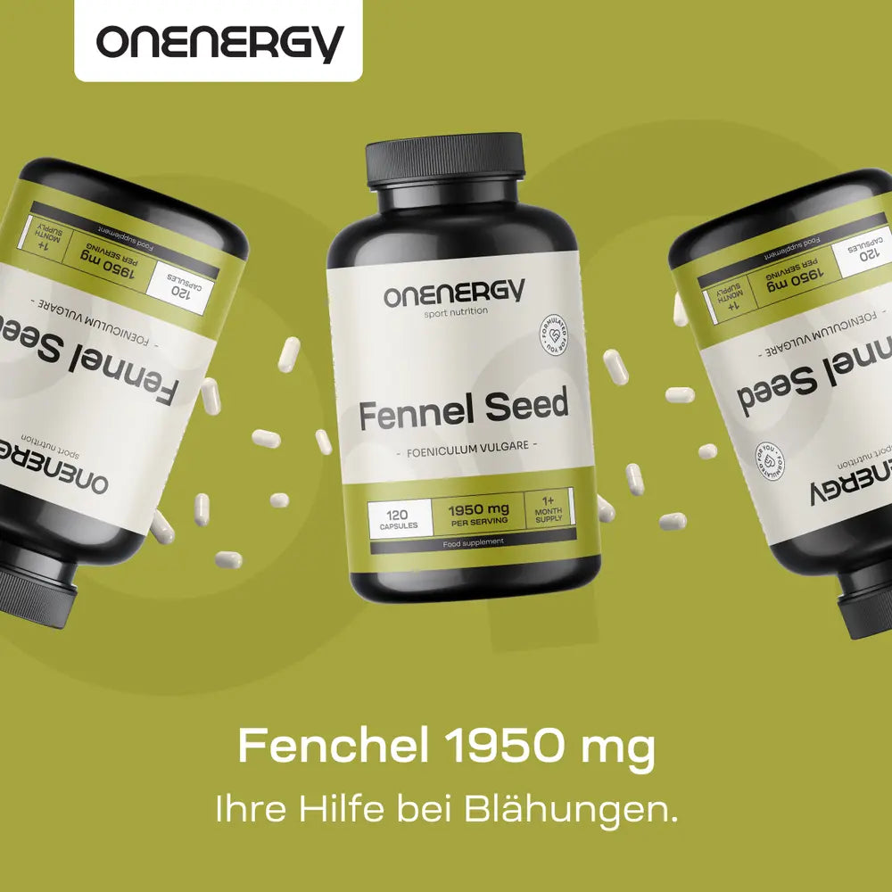 OnEnergy | Fenchel 1950 mg – 120 Kapseln