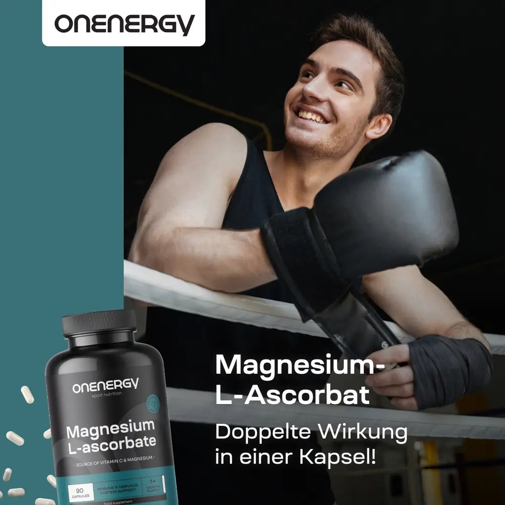OnEnergy | Magnesium-L-Ascorbat – 90 Kapseln