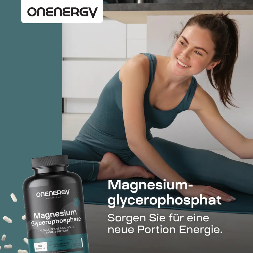OnEnergy | Magnesiumglycerophosphat – 90 Kapseln