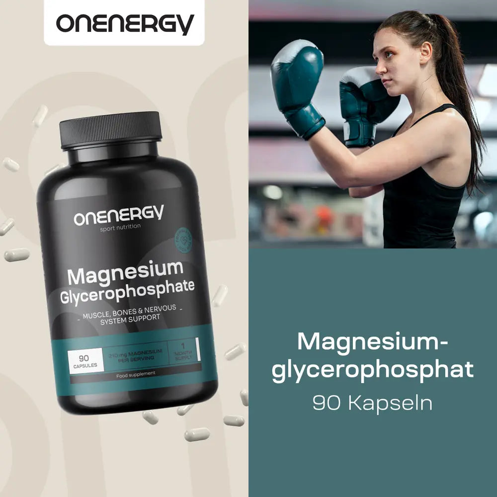 OnEnergy | Magnesiumglycerophosphat – 90 Kapseln