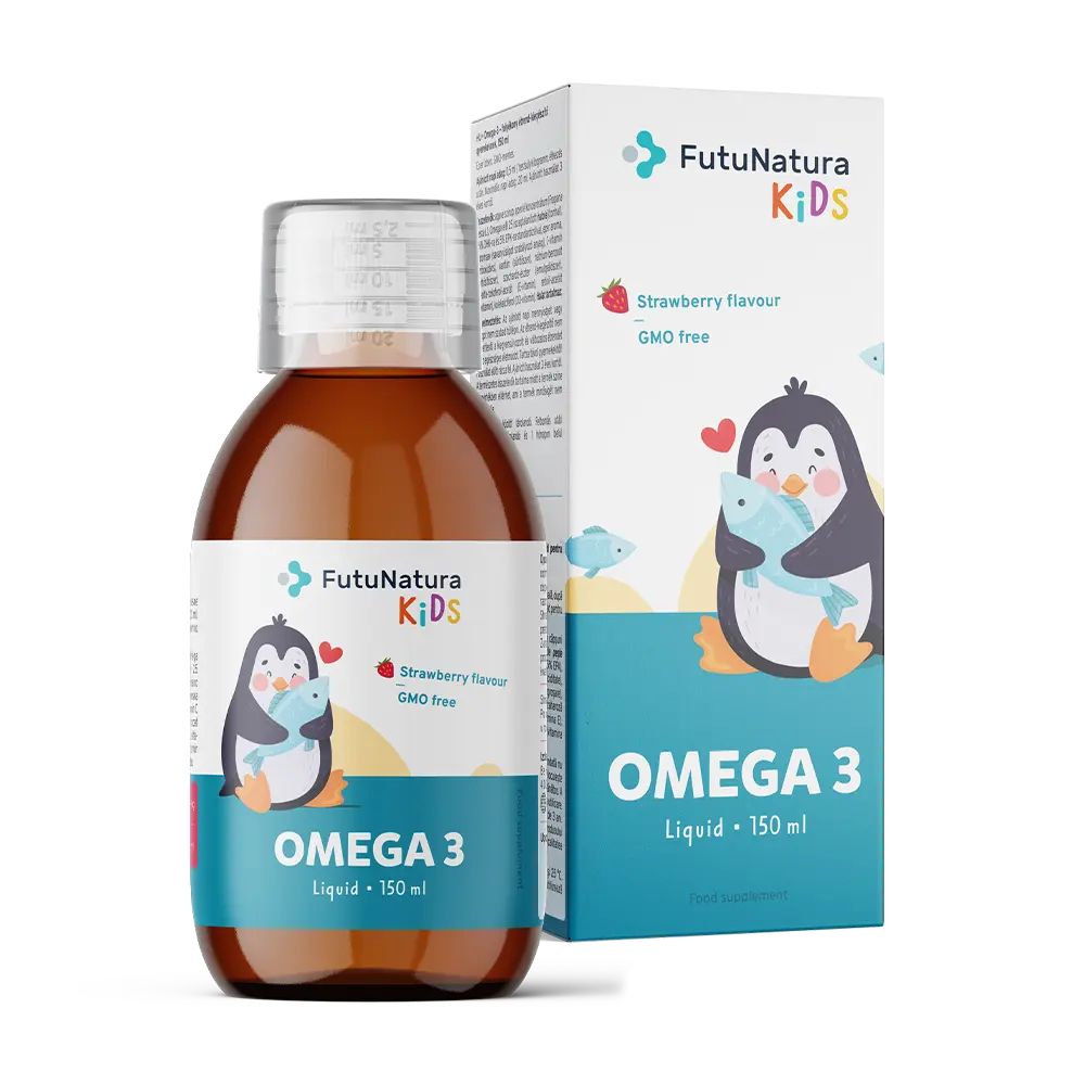 FutuNatura | Omega 3 – Flüssige Nahrungsergänzung für Kinder - 150ml / 450ml