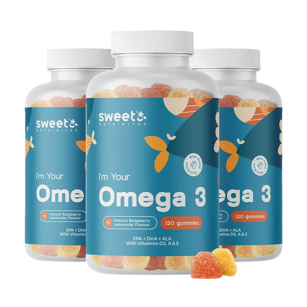 Sweet Nutribites | Omega-3 Gummibonbons - 120 Stück XL