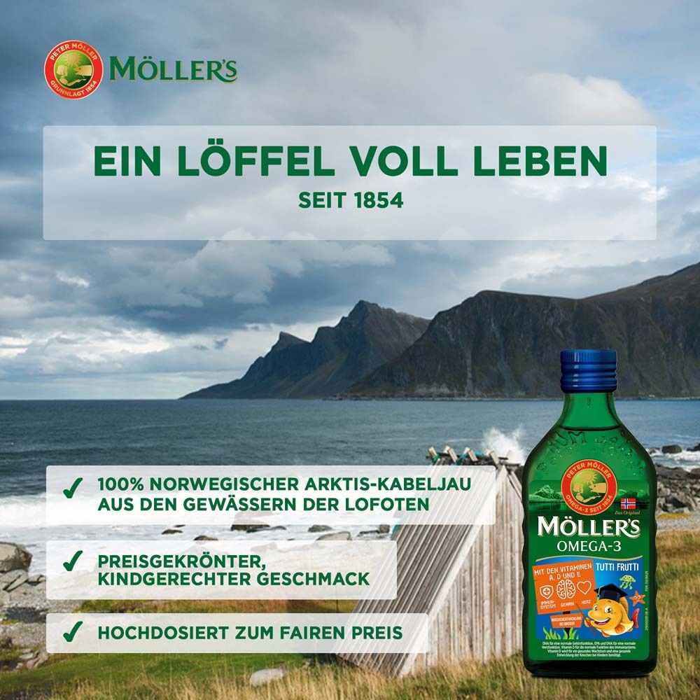 Möller’s Omega-3 Kids Fruchtgeschmack - 250ml