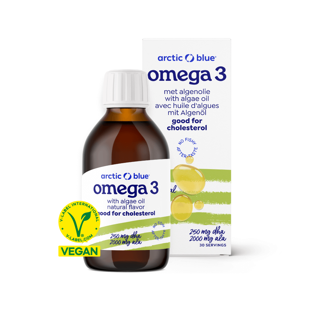 Arctic Blue | Omega 3 mit Algenöl und Leinsamenöl - 150 ml