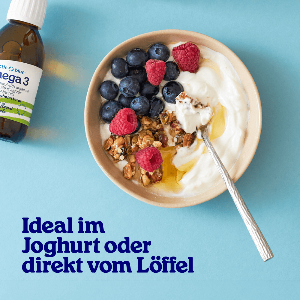 Arctic Blue | Omega 3 mit Algenöl und Leinsamenöl - 150 ml