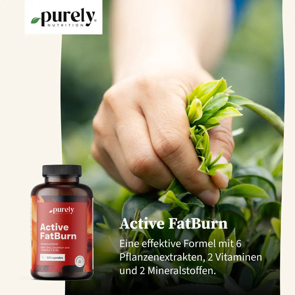 Purely | Active FatBurn für Gewichtskontrolle - 120 Kapseln
