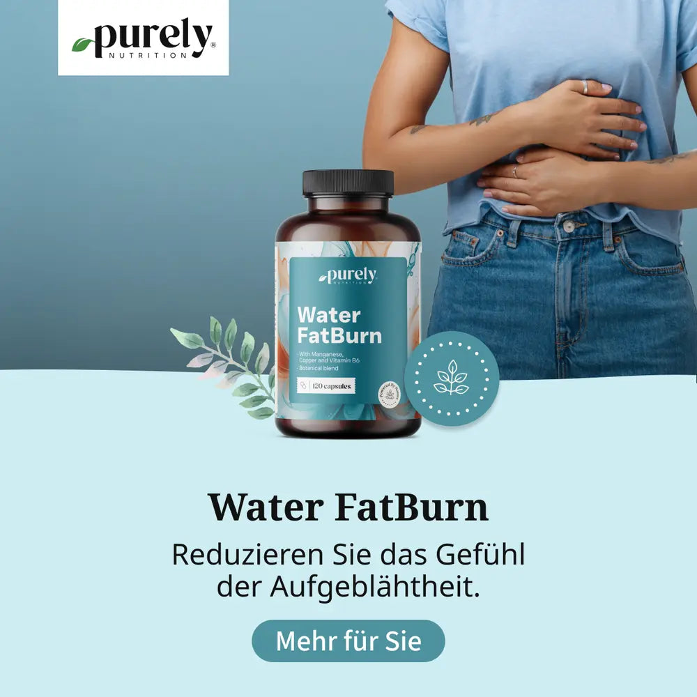 Purely | Water FatBurn für die Flüssigkeitsbalance - 120 Kapseln