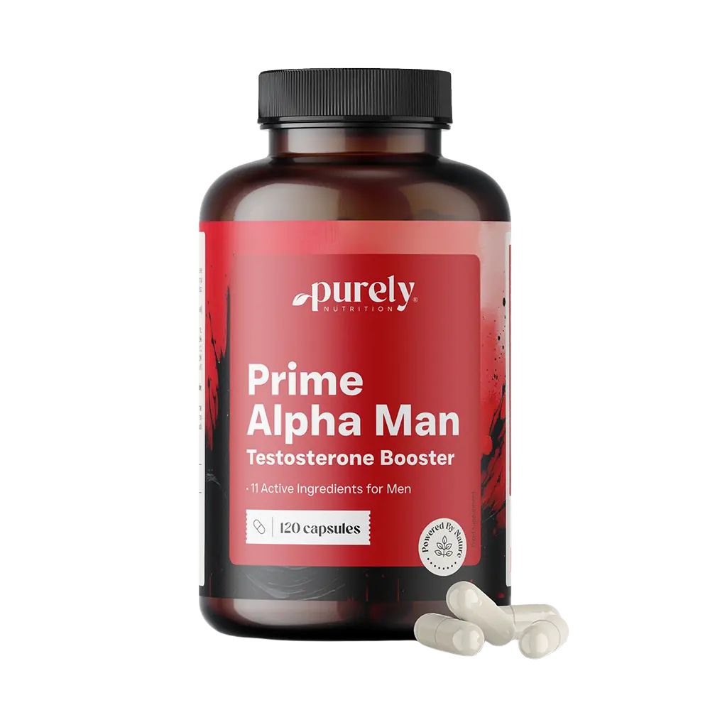 Purely | Prime Alpha Man - für einen optimalen Testosteronspiegel im Blut - 120 Kapseln