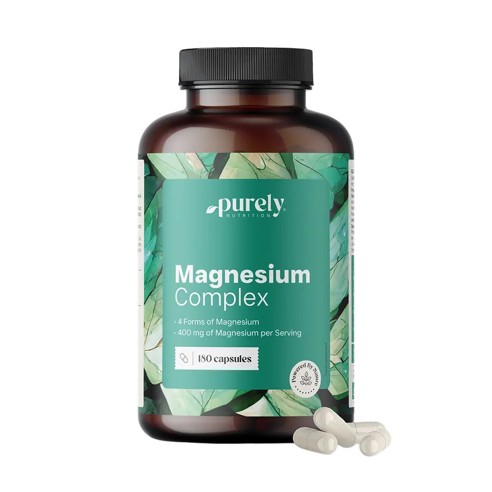 Purely | Magnesiumkomplex 400 mg - 180 Kapseln