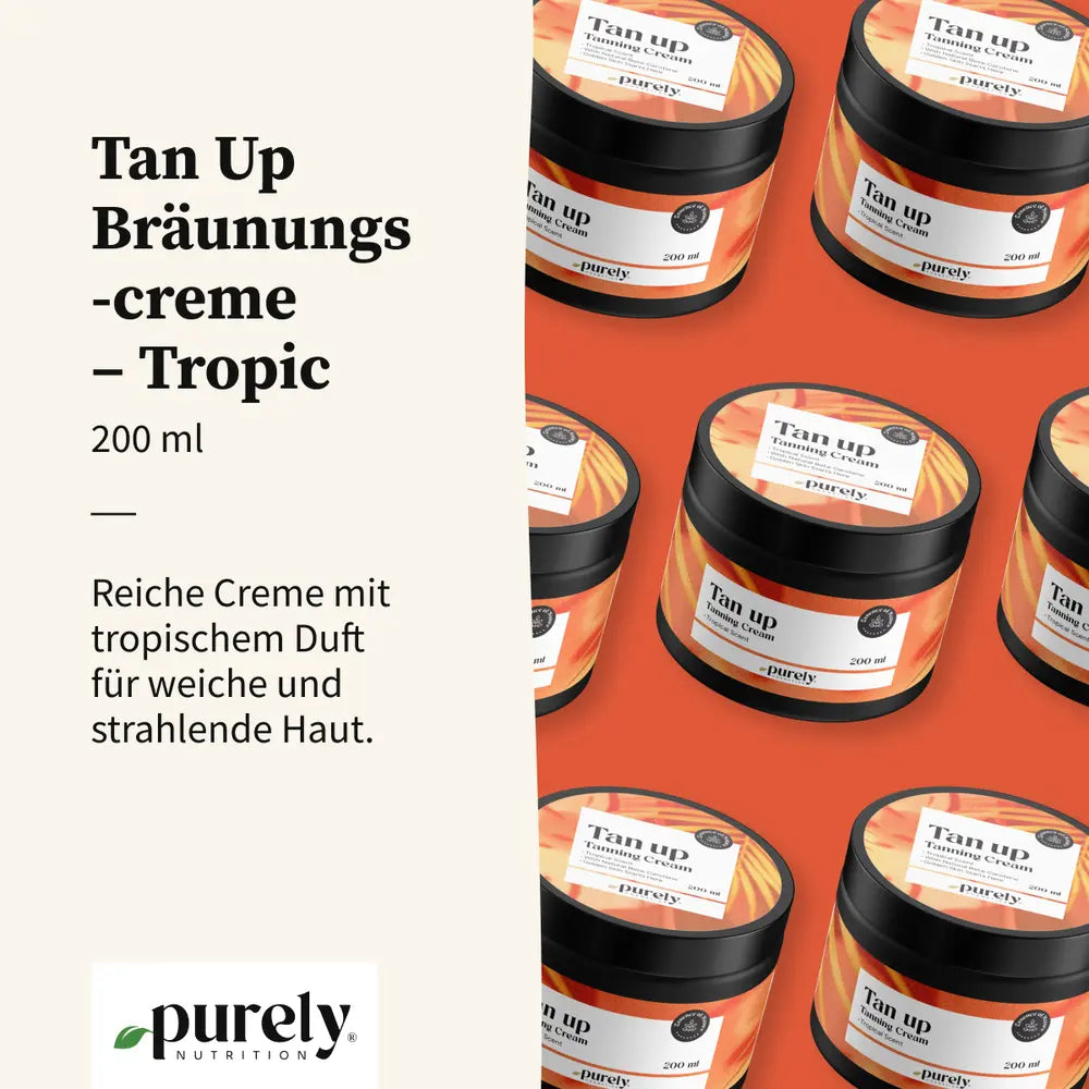 Purely Cosmetics® | Tan Up Bräunungscreme – Tropic 200 ml