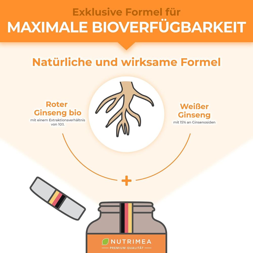 Nutrimea | Panax Ginseng– 60 Kapseln