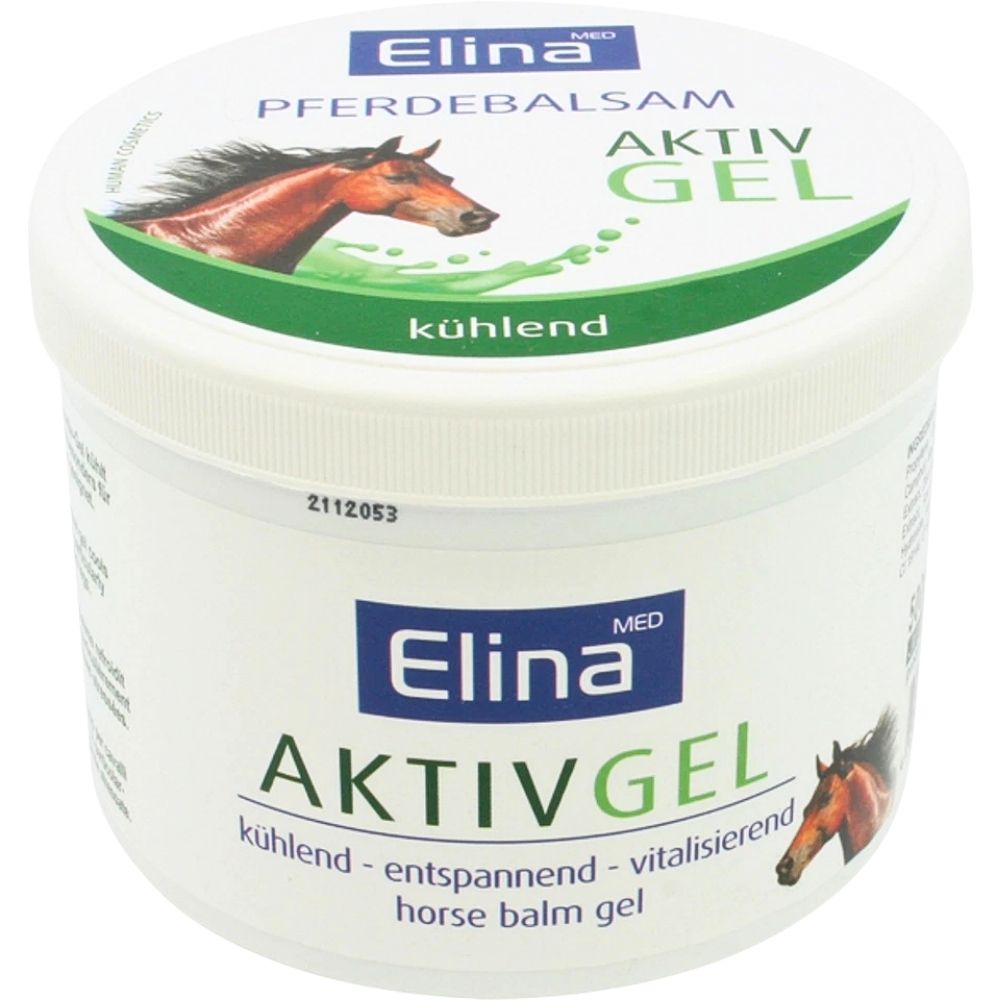 Elina Med | Elina Pferdebalsam Kühlend Activ Gel für Muskeln und Gelenke - 500 ml