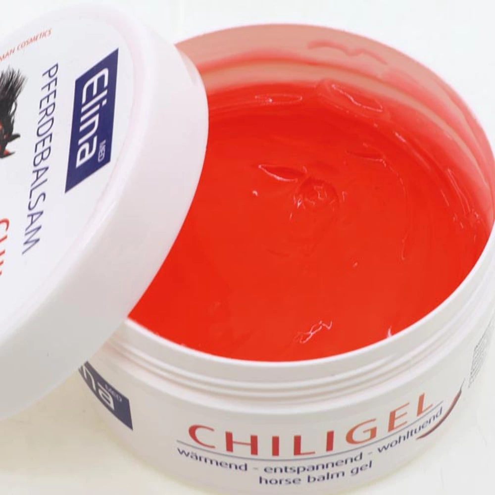 Elina Med | Pferdebalsam Chili-Gel - Wärmende Pflege für Muskeln &amp; Gelenke - 150ml