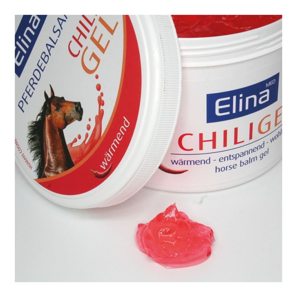 Elina Med | Pferdebalsam Chili-Gel - Wärmende Pflege für Muskeln &amp; Gelenke - 150ml