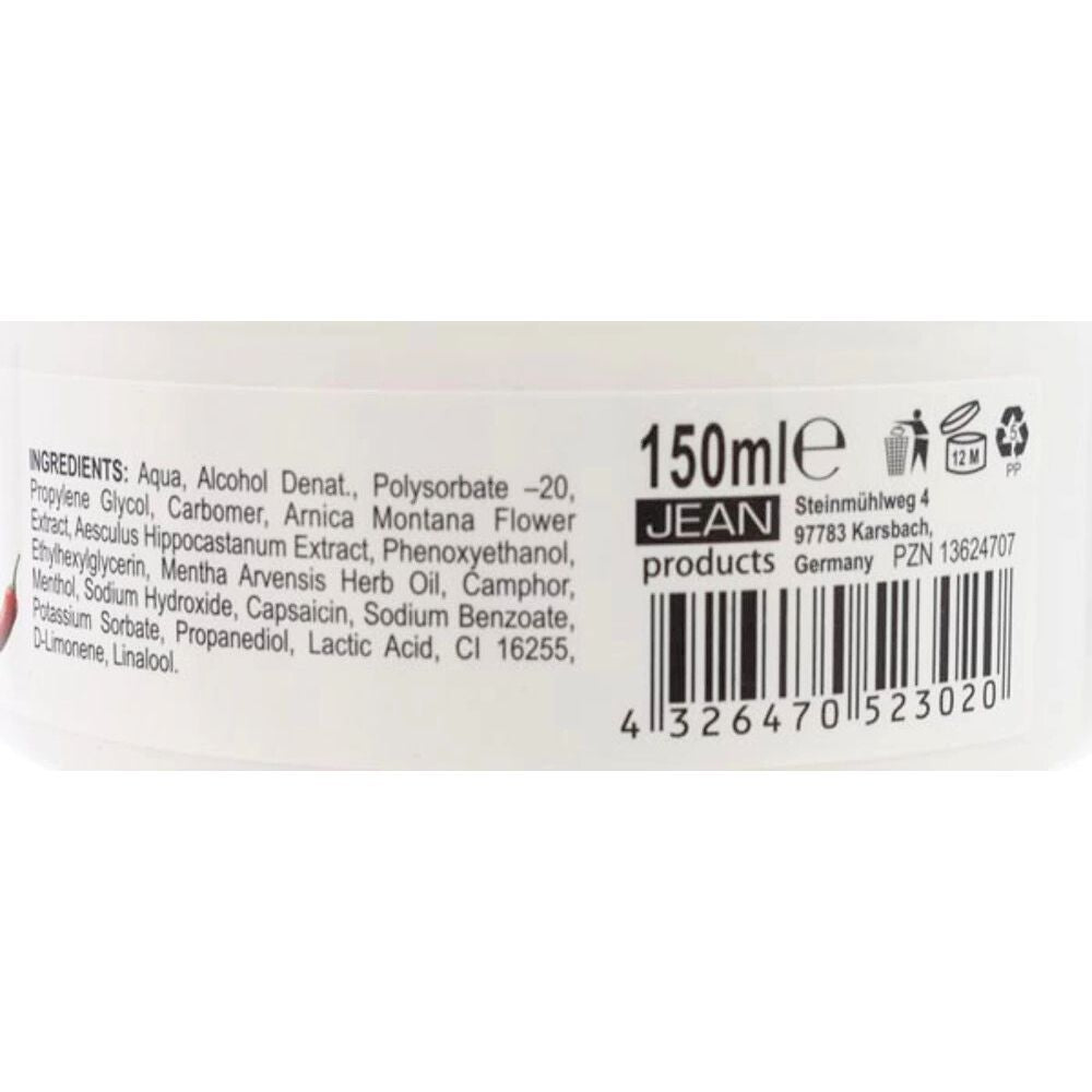 Elina Med | Pferdebalsam Chili-Gel - Wärmende Pflege für Muskeln &amp; Gelenke - 150ml