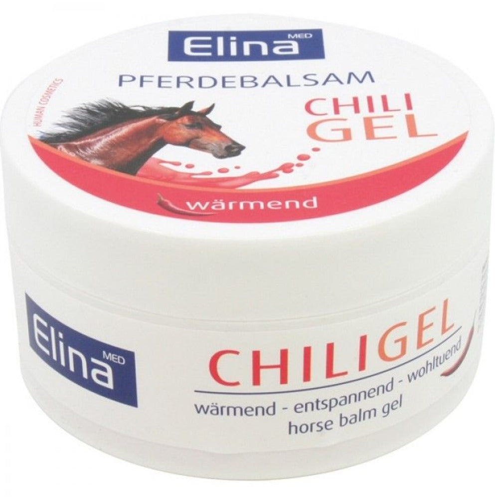 Elina Med | Pferdebalsam Chili-Gel - Wärmende Pflege für Muskeln &amp; Gelenke - 150ml