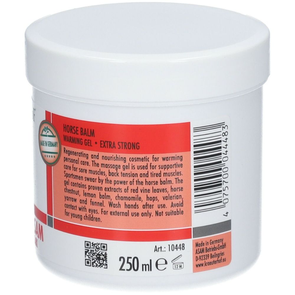 Kräuterhof Pferdebalsam wärmend · extra stark · 250ml – Bild 6
