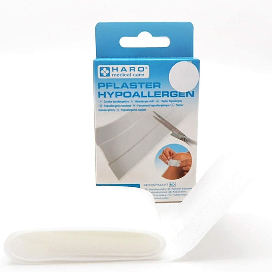 Haro | Pflaster hypoallergen - Wundpflaster zum Zuschneiden - 6cm x 0,5m