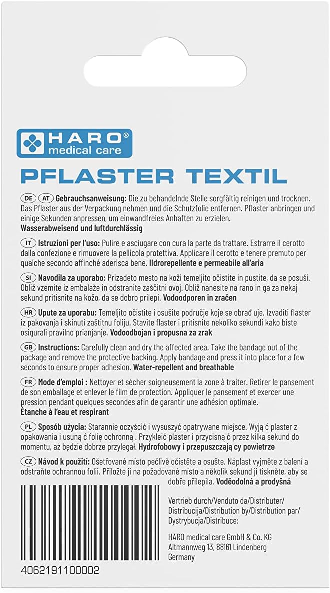 Haro | Zuschneidbares Wundpflaster aus Textil - 6cm x 0,5m