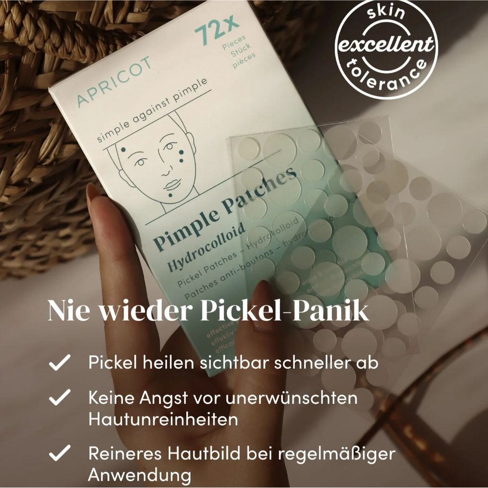 APRICOT I Pickelpflaster – einfach gegen Pickel – 72 stück