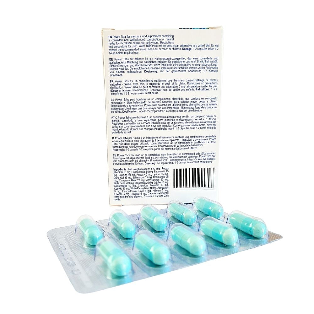 Herb Supply | Powertabs für Männer - Die natürliche Kraft für Männer - 10 Kapseln