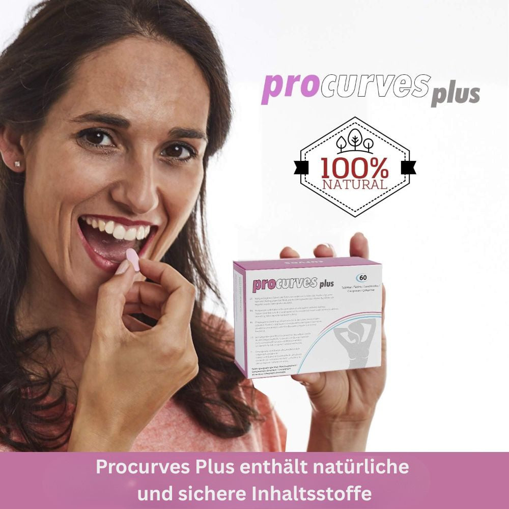 500Cosmetics | Procurves Plus Pills zur natürlichen Vergrößerung- 60 Kapseln