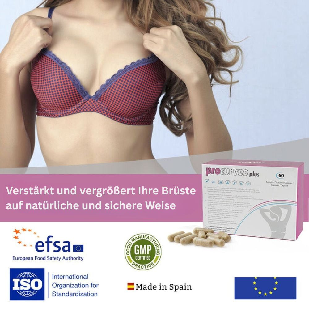 500Cosmetics | Procurves Plus Pills zur natürlichen Vergrößerung- 60 Kapseln
