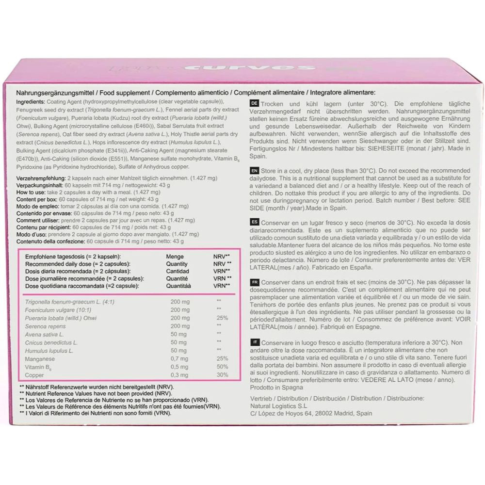 500Cosmetics | Procurves Plus Pills zur natürlichen Vergrößerung- 60 Kapseln