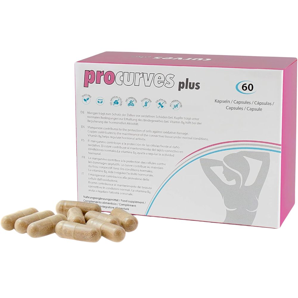 500Cosmetics | Procurves Plus Pills zur natürlichen Vergrößerung- 60 Kapseln