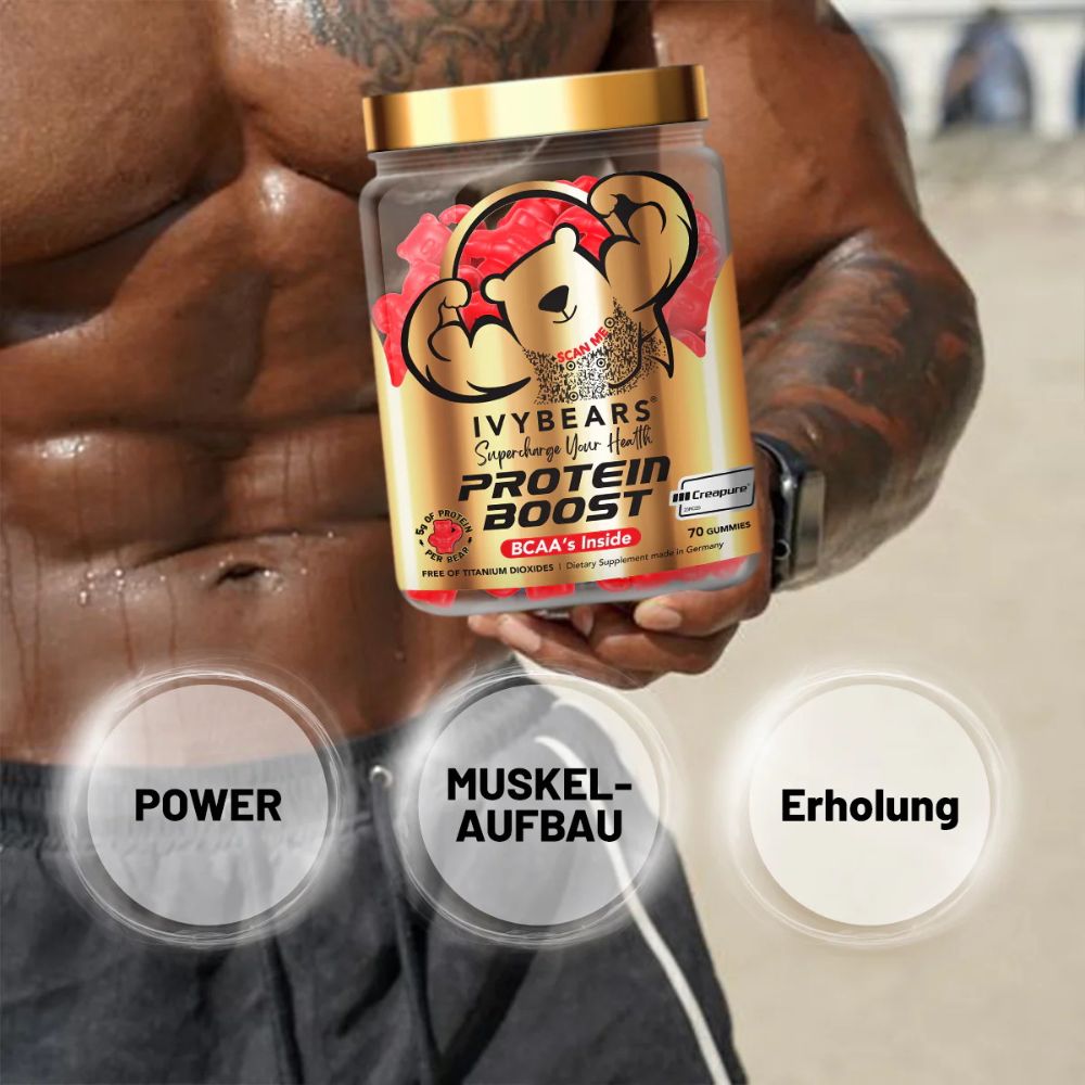 IvyBears | Protein Boost - Muskelaufbau & Erholungsunterstützung